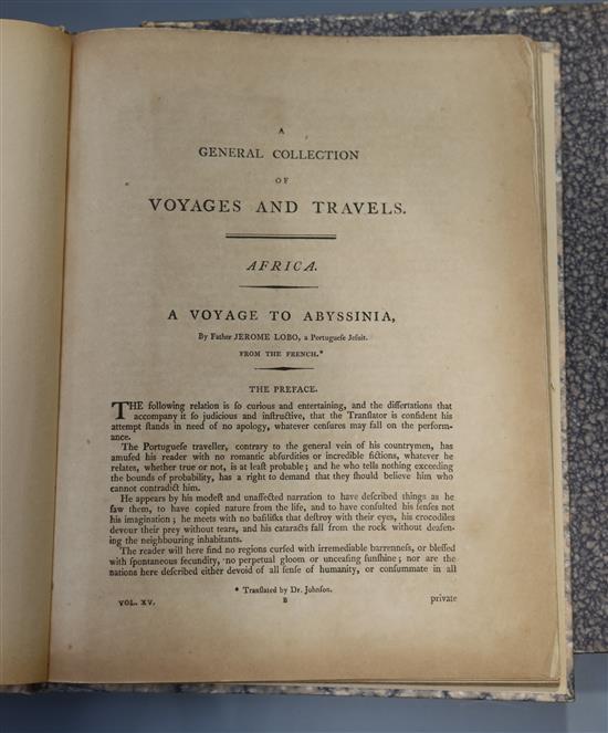 [Pinkertons Voyages] Lobo, Jerome - A Voyage to Abyssinia, pp.(1)-60 (including drophead title) from